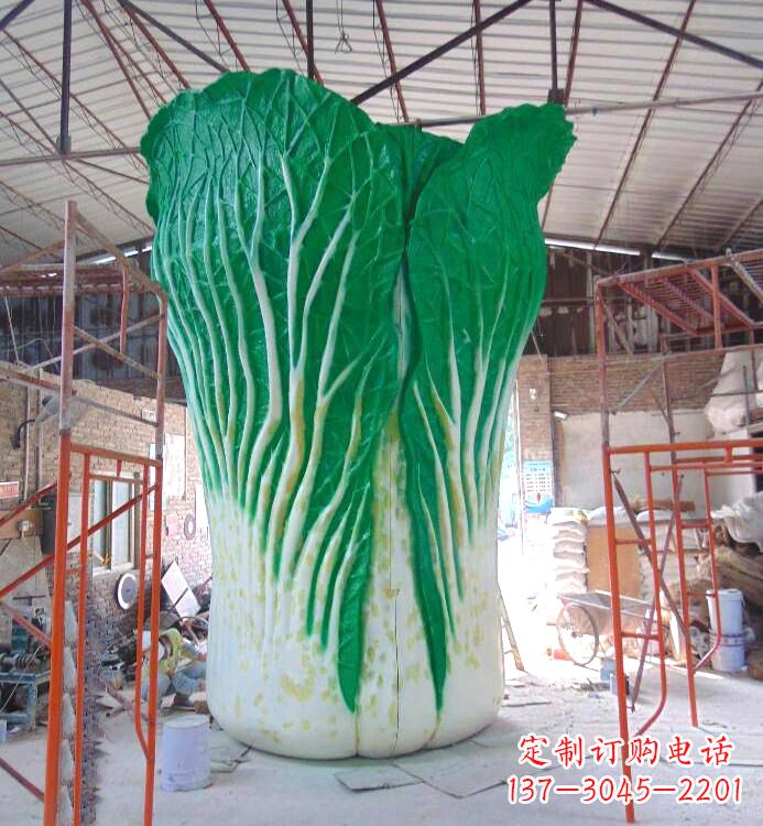 成都白菜铜雕塑