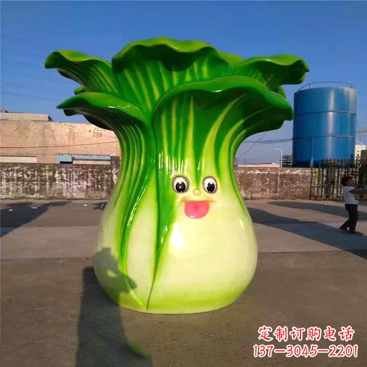 成都“仿真白菜雕塑”——让你触摸自然之美