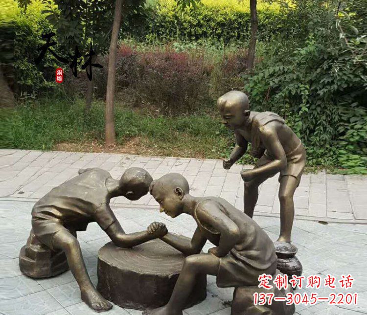 成都儿童公园铜雕