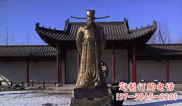 成都包拯古代名人铜雕