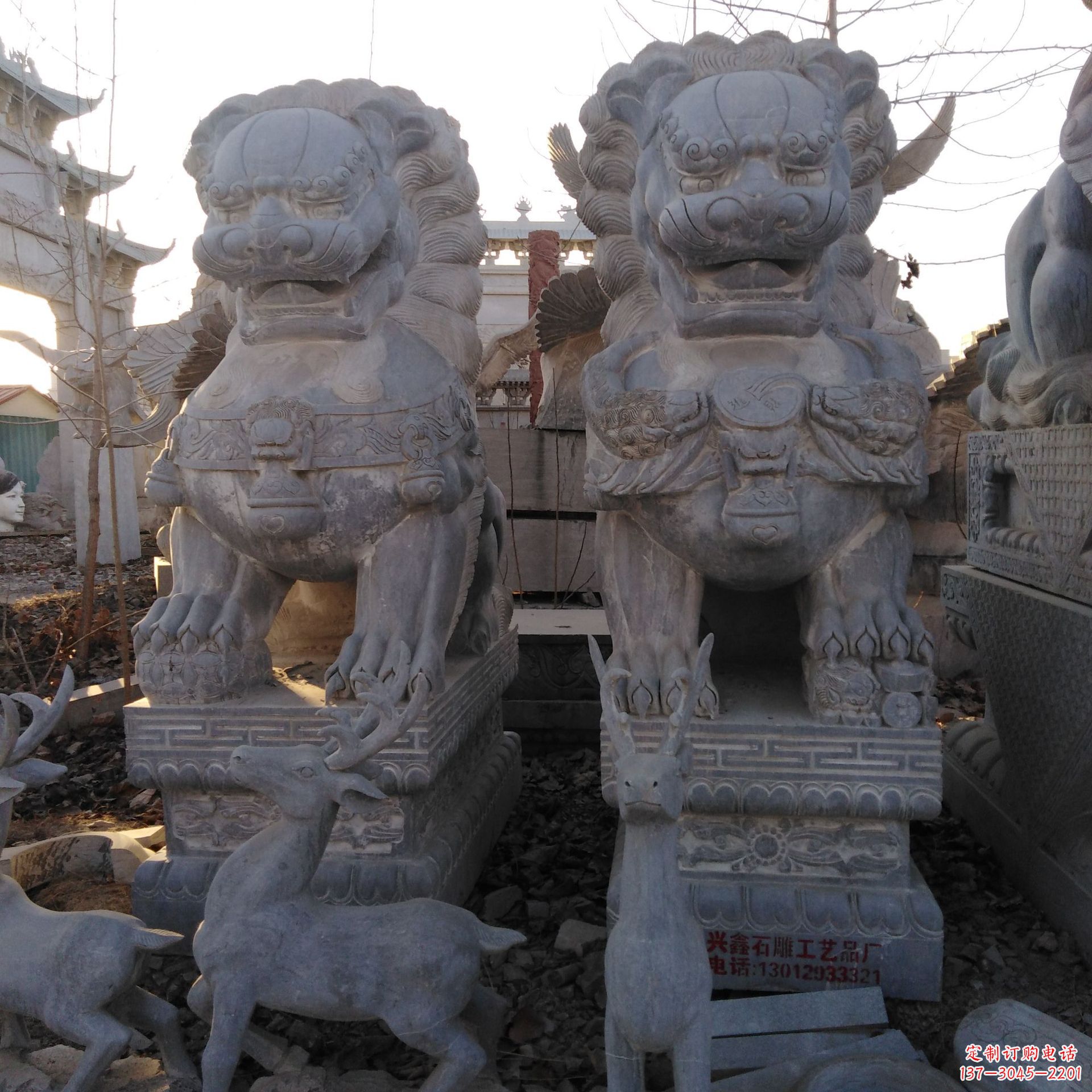 成都北京铸铜狮子雕塑厂家