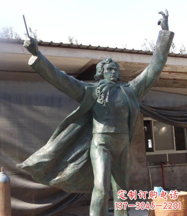 成都贝多芬广场西方名人铜雕
