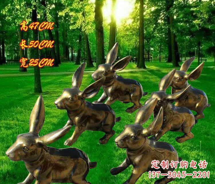 成都兔子雕塑——激情活力的象征
