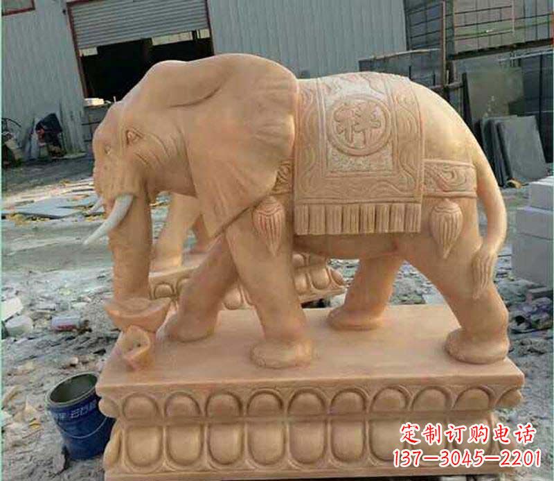 成都璀璨大象石雕