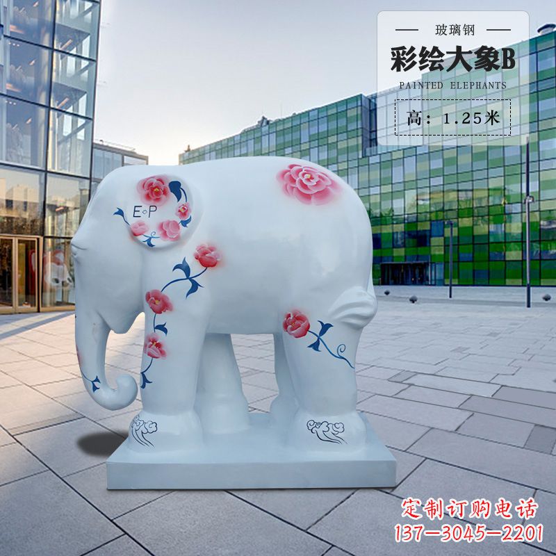 成都玻璃钢大象雕塑——传承古老文明的象征