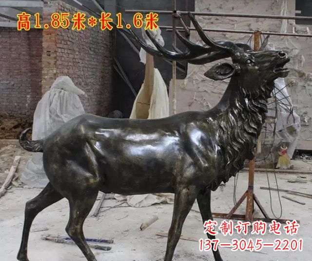成都玻璃钢仿铜动物雕塑精美绝伦