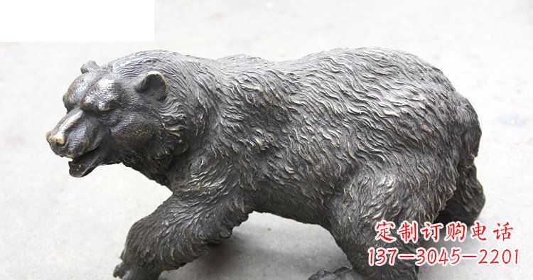 成都玻璃钢仿真北极熊公园动物雕塑