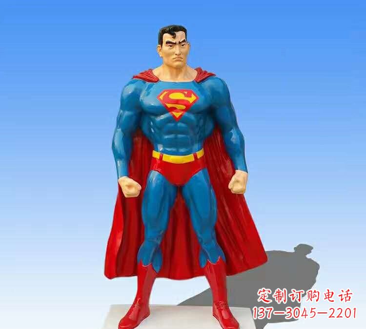 成都玻璃钢仿真超人