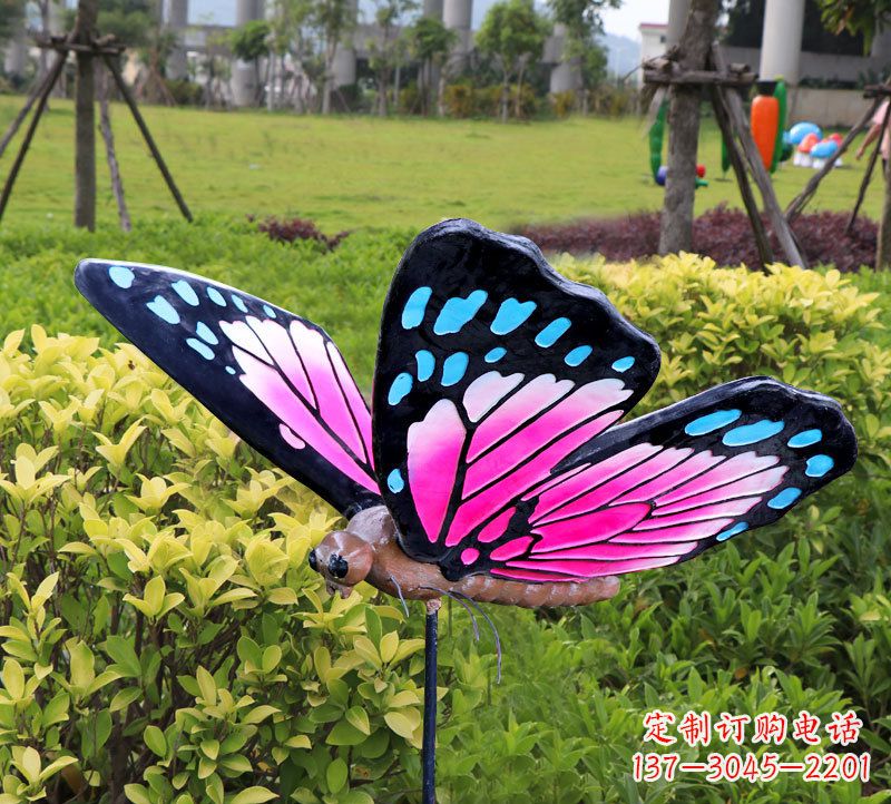 成都玻璃钢蝴蝶雕塑