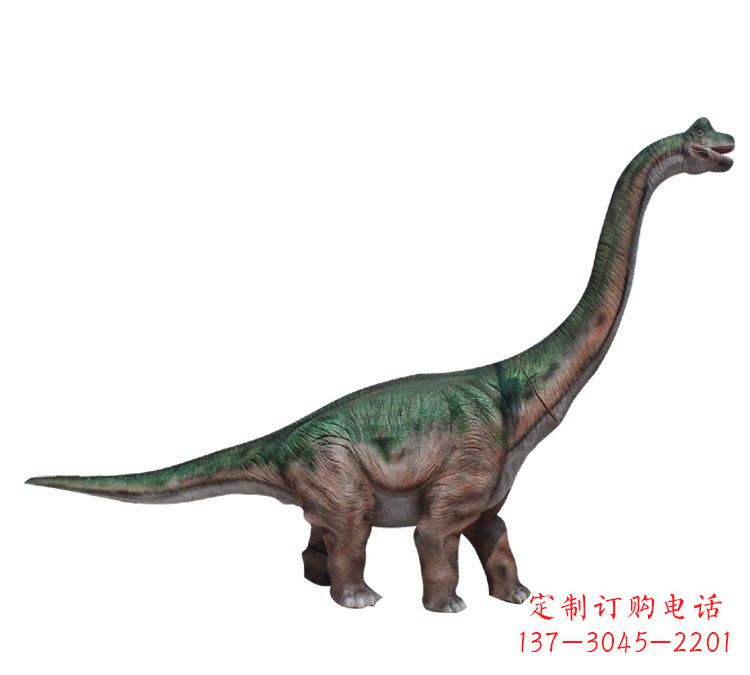 成都玻璃钢仿真恐龙腕龙雕塑