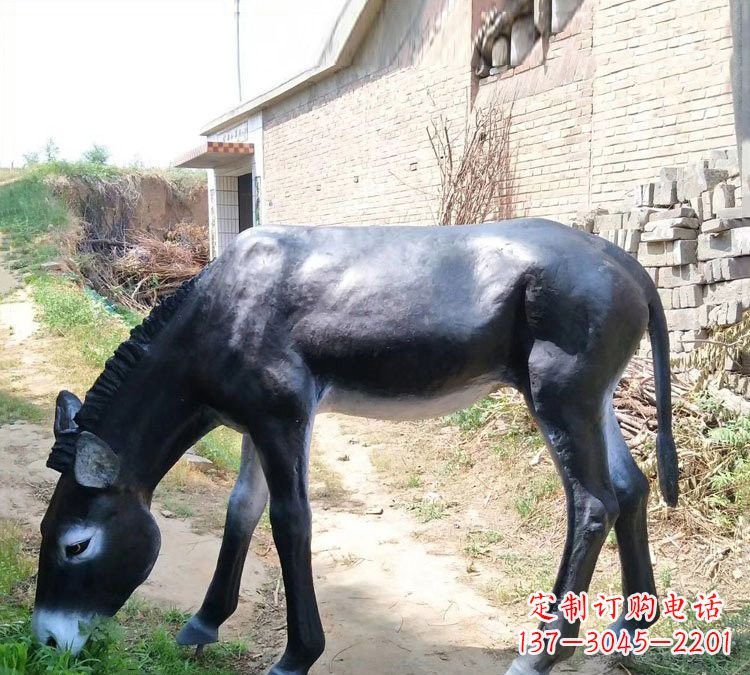 成都玻璃钢仿真毛驴