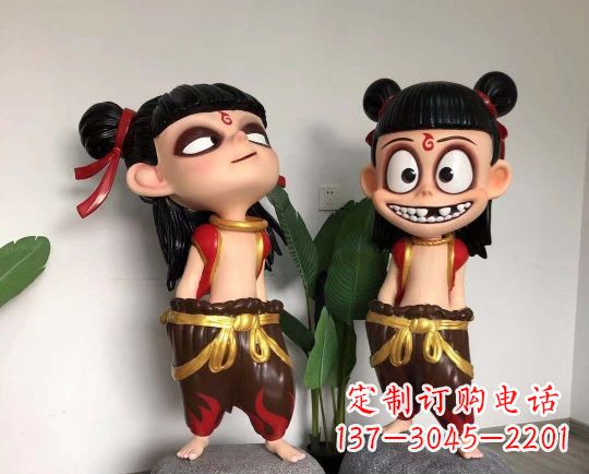 成都玻璃钢制作的哪吒雕塑一种神奇的艺术