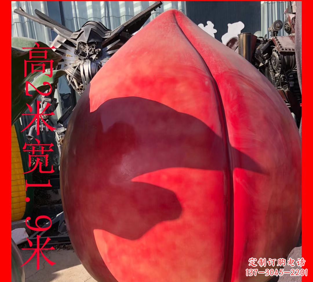 成都玻璃钢水果雕塑——给你一个美好的景观