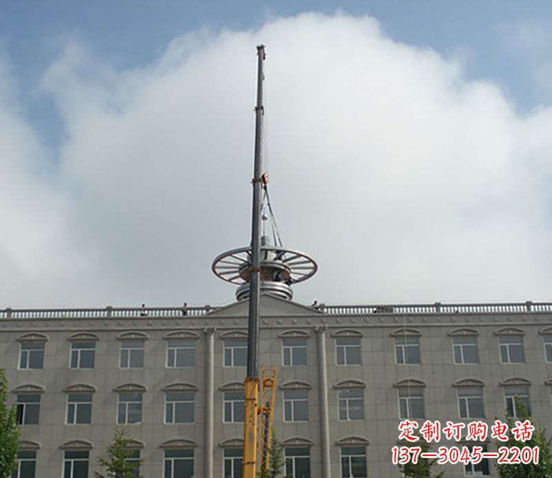 成都不锈钢避雷针雕塑——安全保护灵感之源