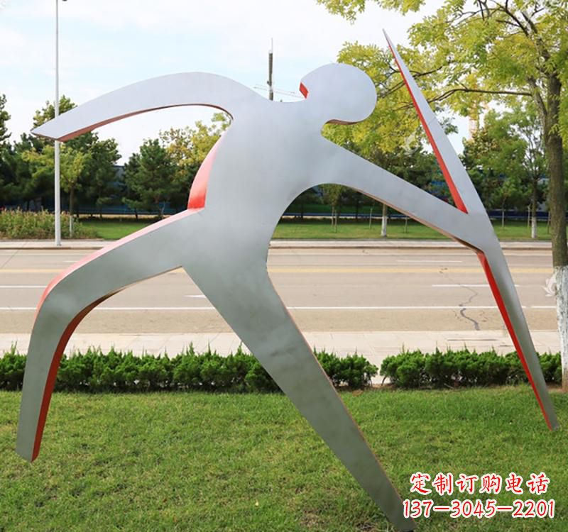 成都不锈钢标枪雕塑2