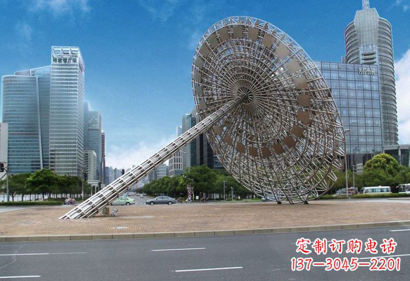 成都不锈钢城市日晷雕塑——缔造城市新景观