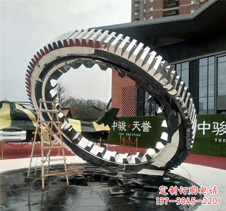 成都不锈钢齿轮雕塑