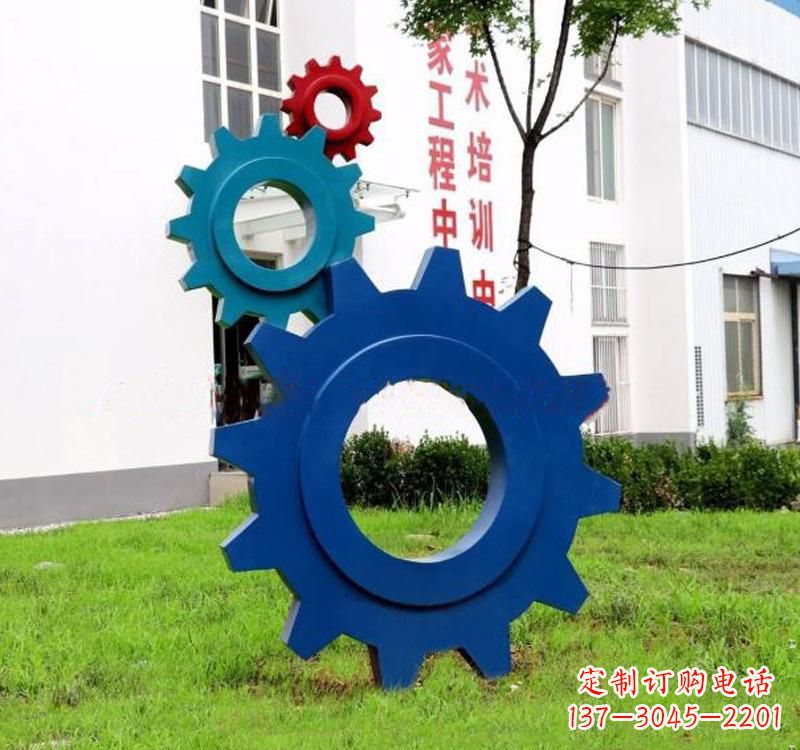 成都不锈钢齿轮雕塑创新艺术的结晶