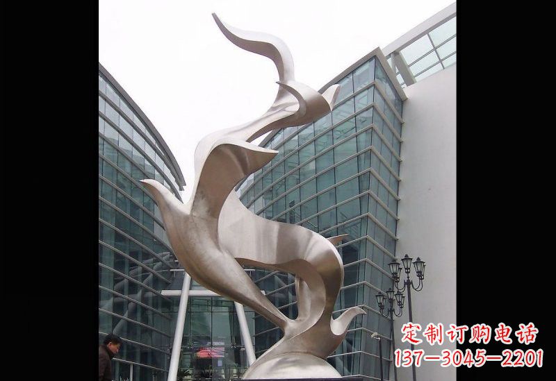 成都精美的不锈钢大雁雕塑