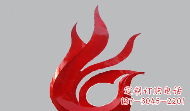 成都不锈钢凤凰雕塑——传承古代文化之美