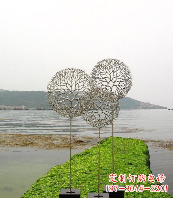 成都不锈钢蒲公英雕塑抽象美的象征