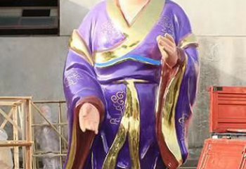 成都玻璃钢宗教庙宇彩绘八仙神像