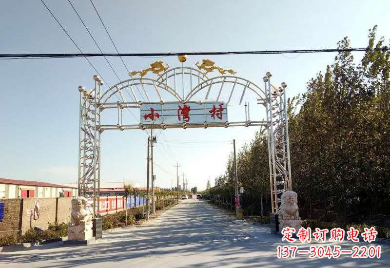 成都不锈钢牌坊雕塑让美丽的传统永存
