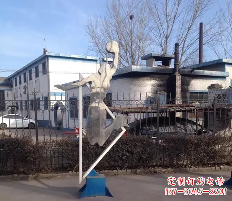 成都制作不锈钢高尔夫雕塑