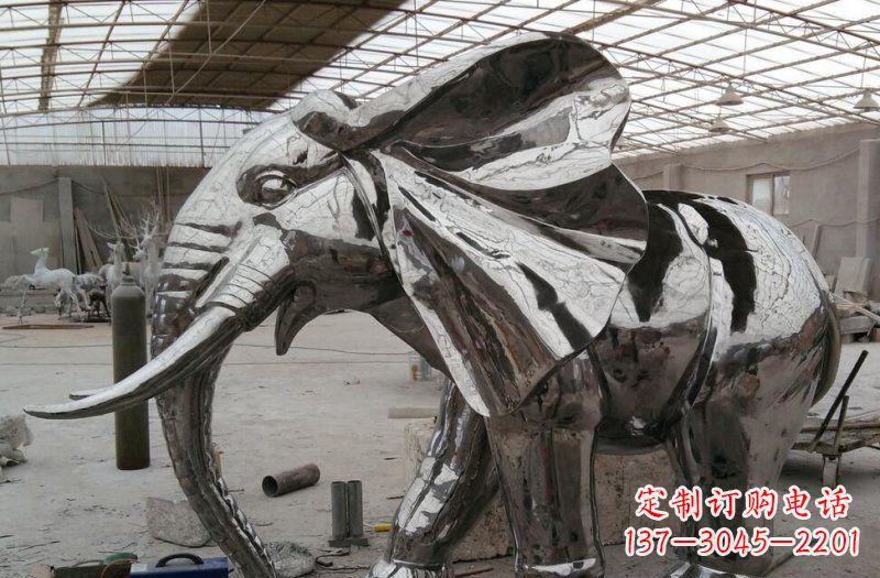 成都不锈钢大象传承与美的结合