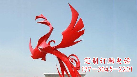 成都不锈钢凤凰雕塑