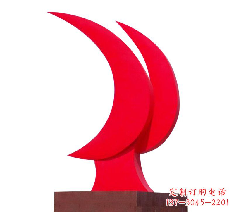 成都不锈钢党旗雕塑——传承中华文化精神