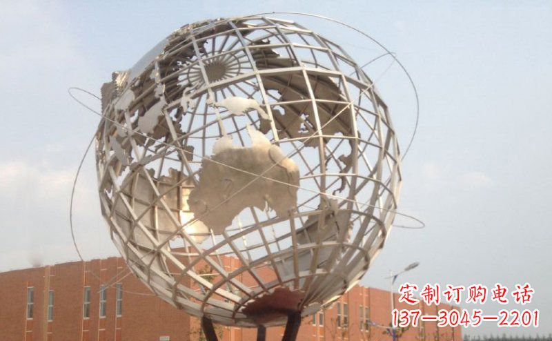 成都不锈钢地球雕塑——一件集美丽与坚固于一身的艺术品