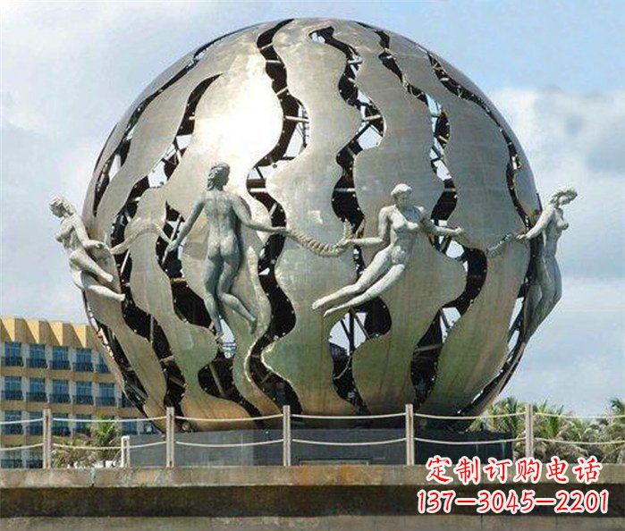 成都不锈钢地球广场雕塑
