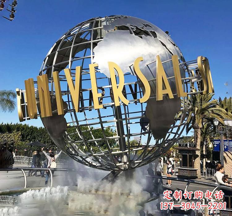 成都不锈钢地球仪雕塑——精致的地球礼物