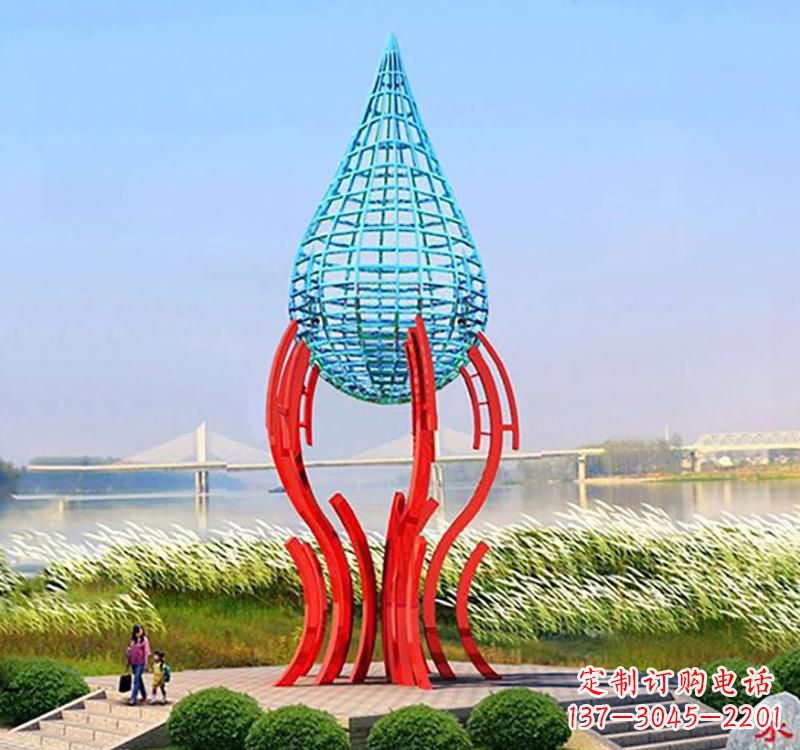 成都不锈钢灯泡雕塑灯光点亮美好生活