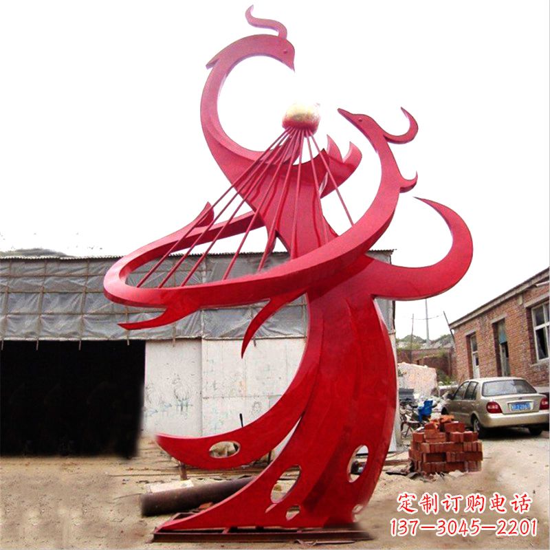 成都不锈钢凤凰雕塑绚丽多彩的艺术瑰宝