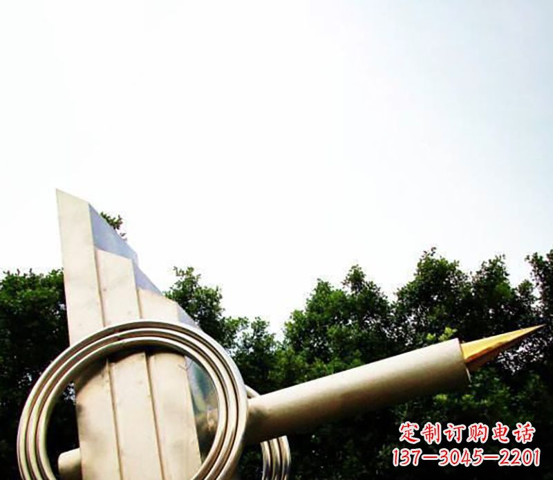 成都不锈钢钢笔雕塑把简单的钢笔变成艺术品