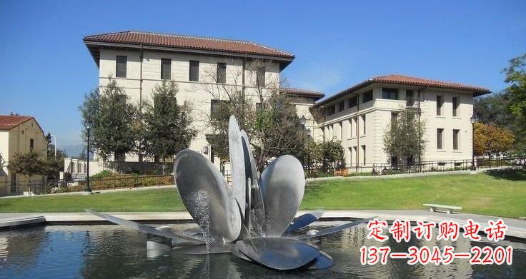 成都不锈钢喷泉雕塑——美的象征