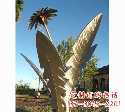 成都不锈钢蒲公英雕塑——点缀公园美景