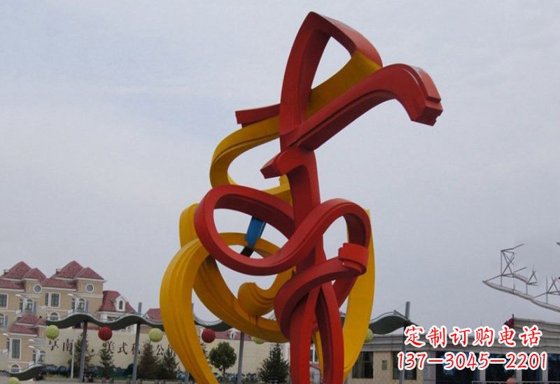 成都不锈钢音符雕塑美妙的视觉音乐