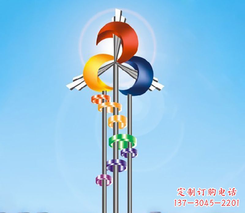 成都不锈钢风车雕塑精美的艺术之作