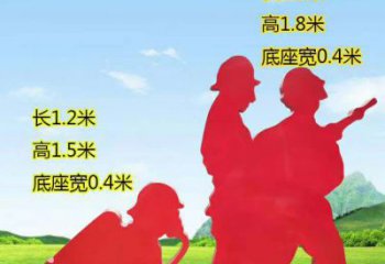 成都表彰消防英雄——不锈钢消防员人物雕塑