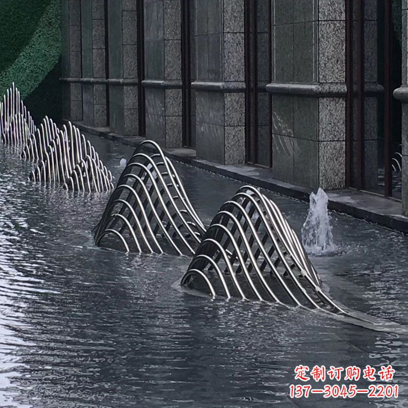 成都不锈钢假山雕塑精美外形,百变造型