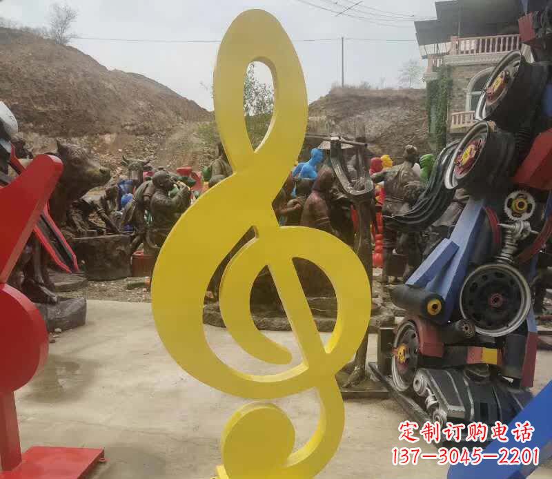 成都不锈钢音符雕塑美丽而持久的艺术