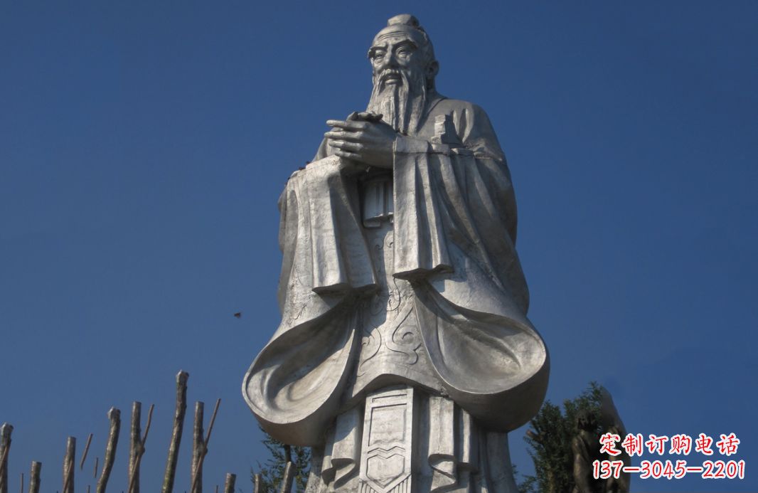 成都不锈钢孔子人物雕塑——传承中华文化的精神象征