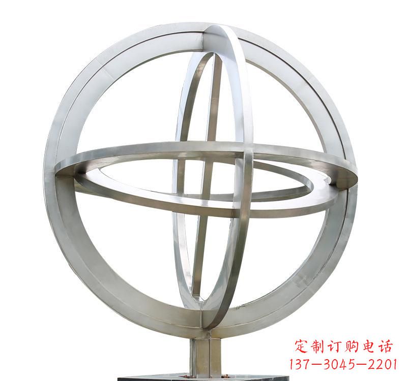 成都不锈钢镂空地球仪雕塑——展示地球的美丽与神奇