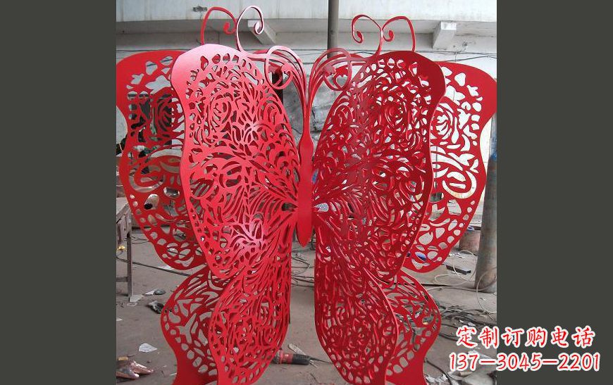 成都不锈钢蝴蝶公园景观雕塑