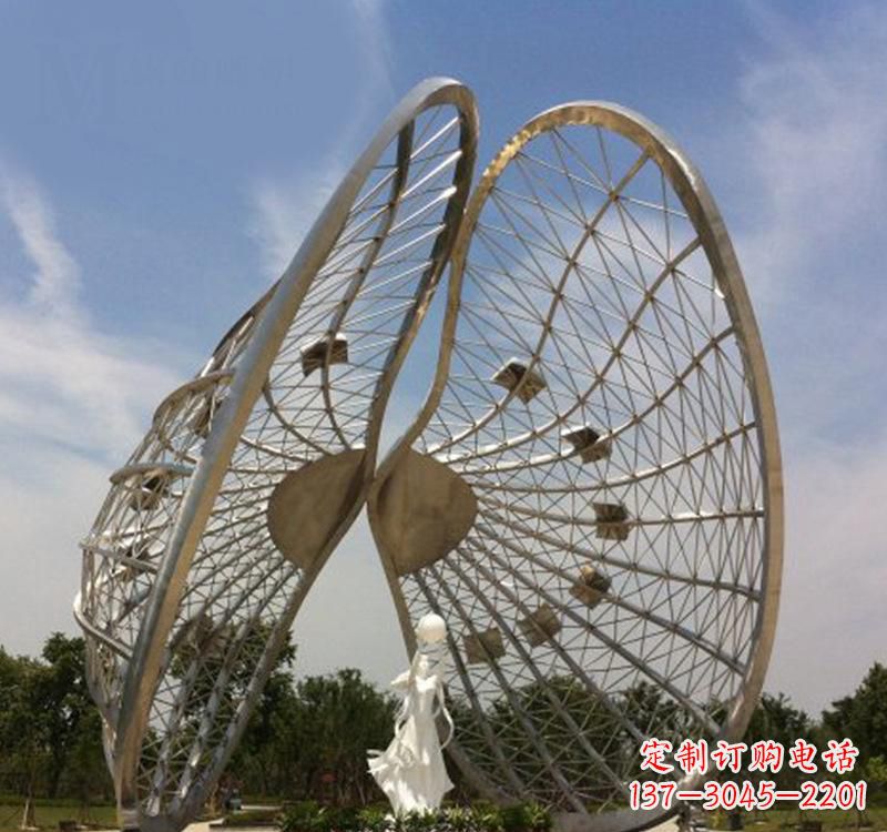 成都不锈钢美陈贝壳雕塑精美的艺术品
