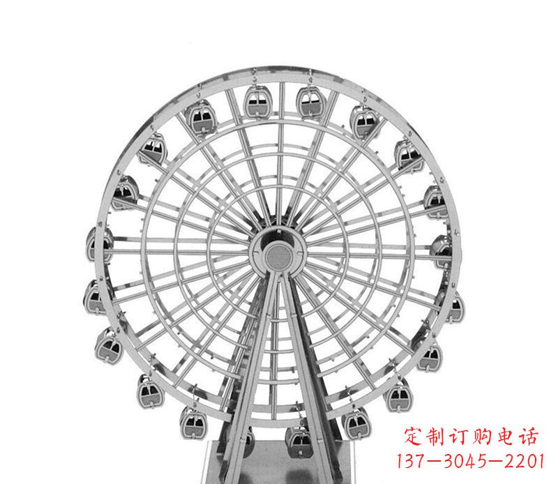 成都不锈钢摩天轮雕塑引领城市风采