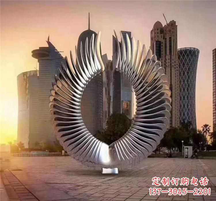 成都不锈钢喷泉雕塑灵动的艺术美学